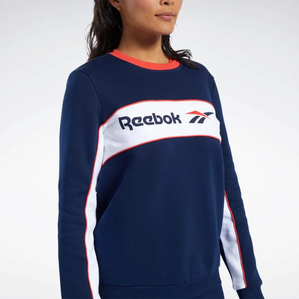 Reebok Apparel Women CL F LINEAR CREW CONAVY sold by Reebok product image thumbnail 4