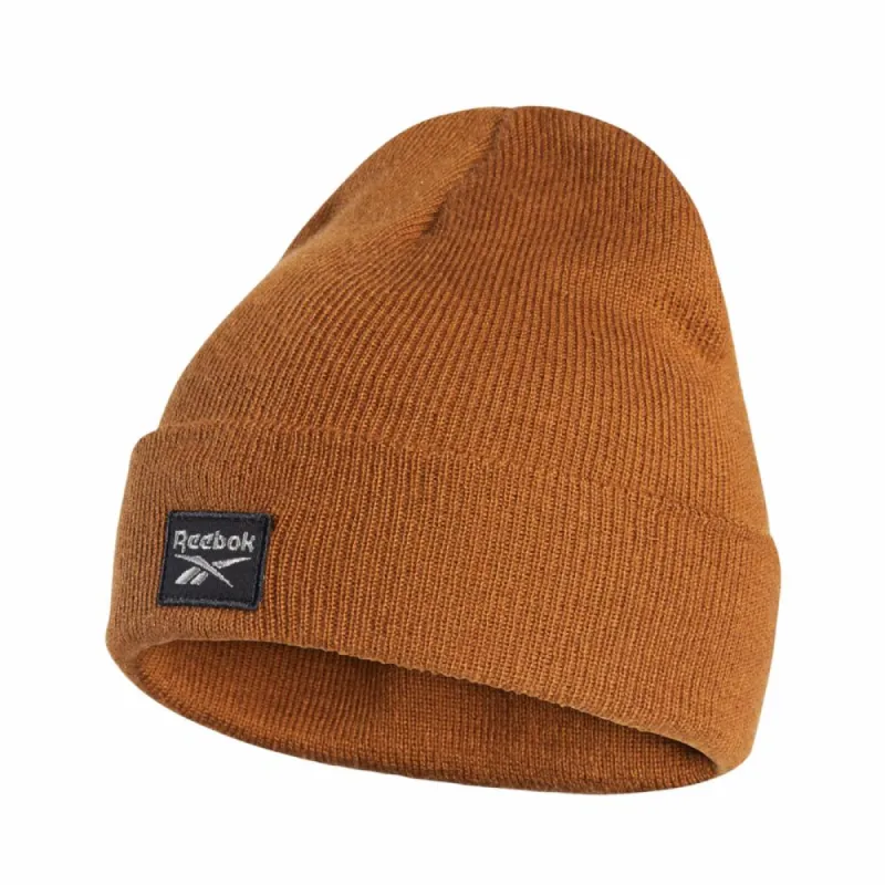 Reebok Apparel Men Knit Cuffed Beanie BROWN sold by Reebok