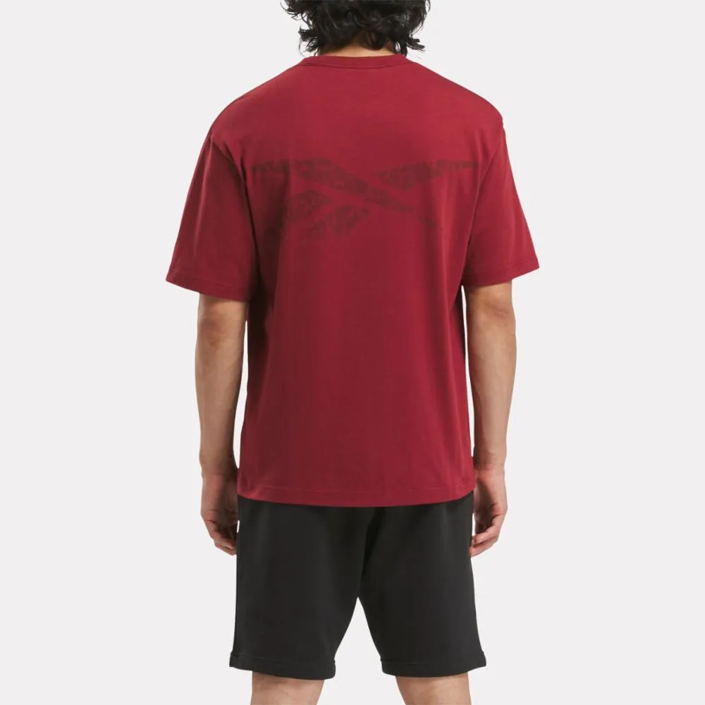 Reebok Apparel Men Back Vector Unearthed T-Shirt RICH MAROON sold by Reebok product image thumbnail 3