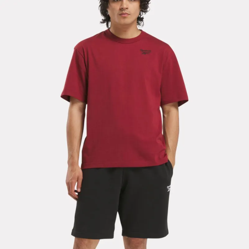 Reebok Apparel Men Back Vector Unearthed T-Shirt RICH MAROON sold by Reebok