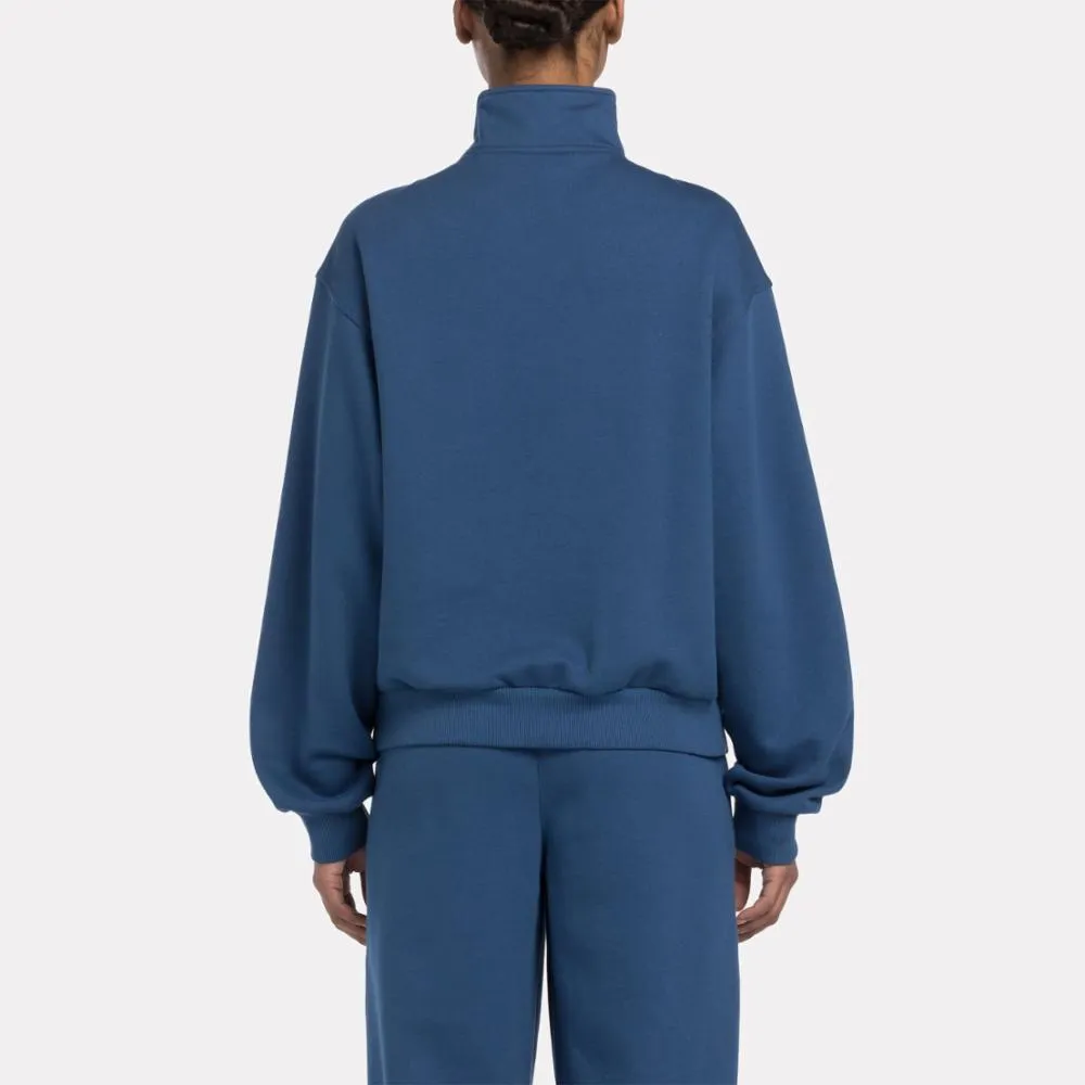 Reebok Apparel Women Reebok Identity Sweatshirt UNIBLU sold by Reebok product image thumbnail 3