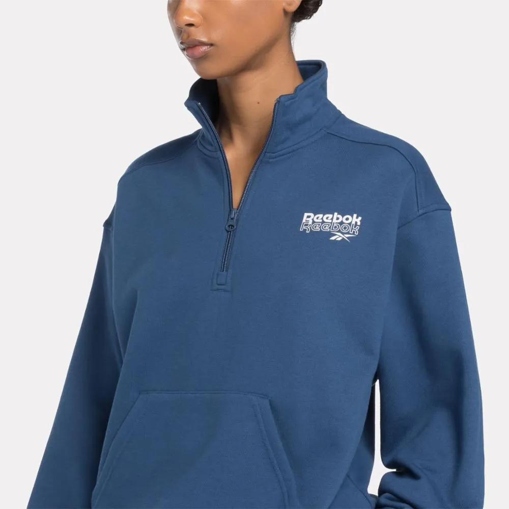 Reebok Apparel Women Reebok Identity Sweatshirt UNIBLU sold by Reebok product image thumbnail 4