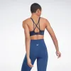 Reebok Apparel Women Lux Strappy Sports Bra Nature Grown Print Vecnav sold by Reebok