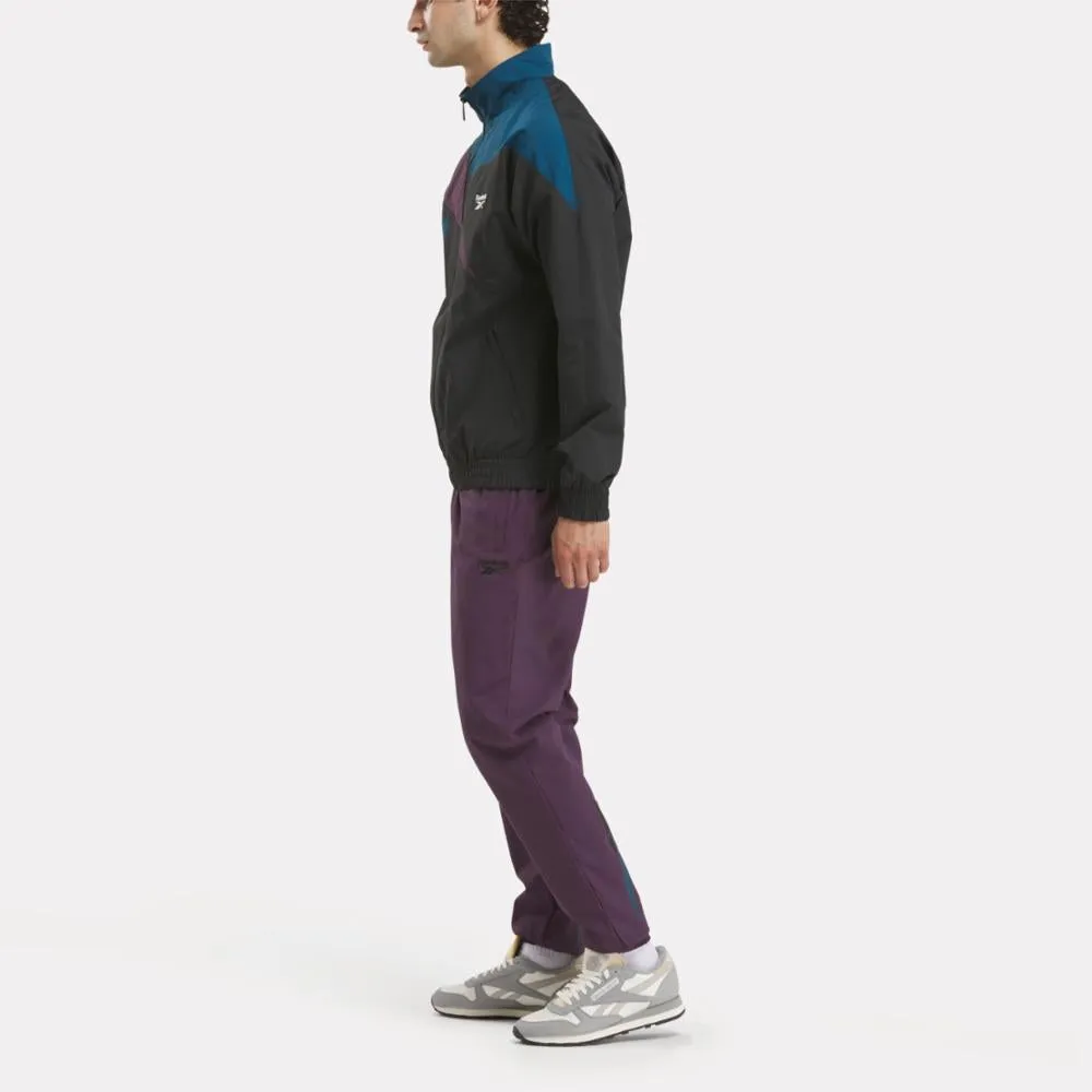 Reebok Apparel Men Classics Vector Track Pants MIDNIGHT PLUM sold by Reebok product image thumbnail 2