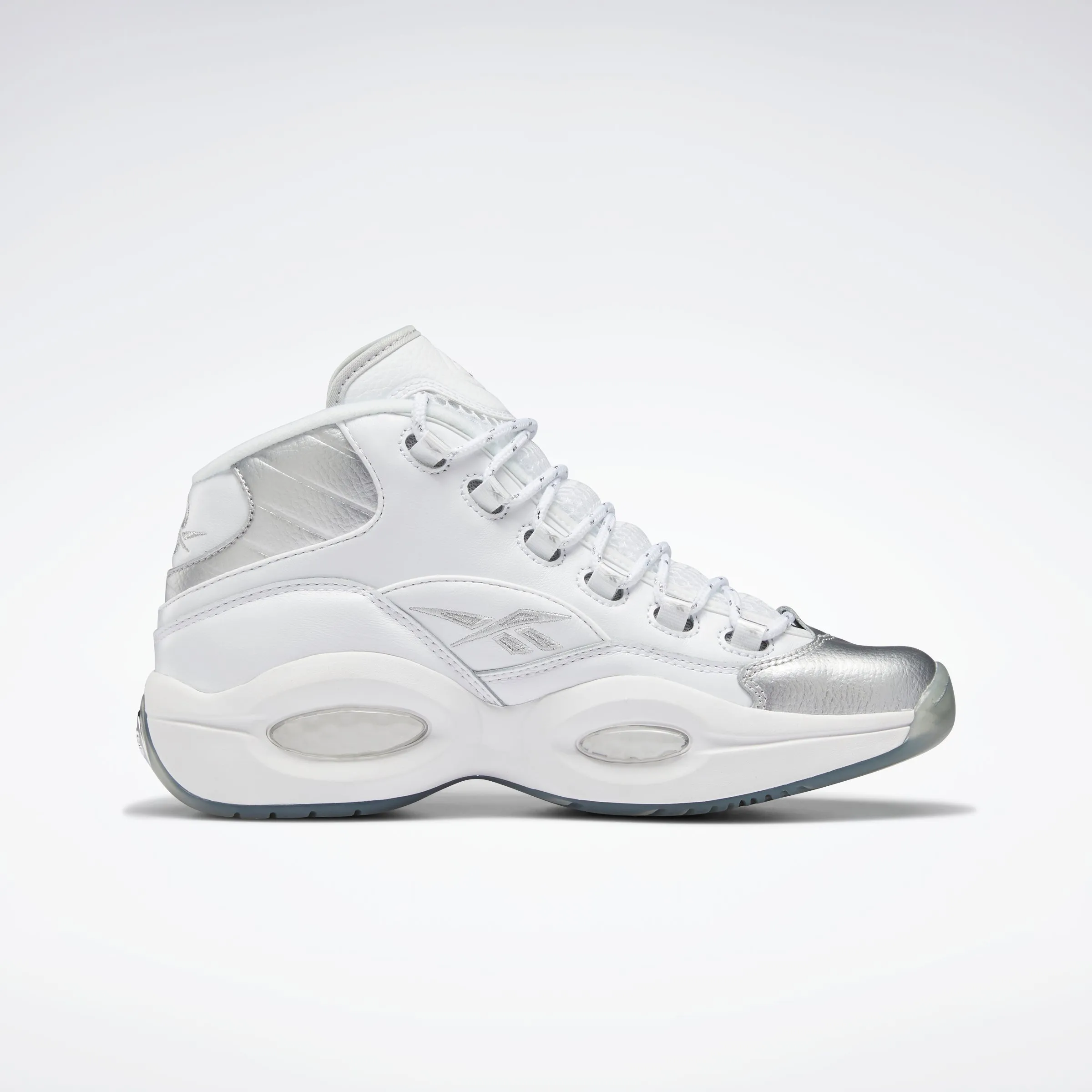 Reebok Footwear Men Question Mid Shoes Ftwwht/Ftwwht/Silvmt sold by Reebok product image thumbnail 2