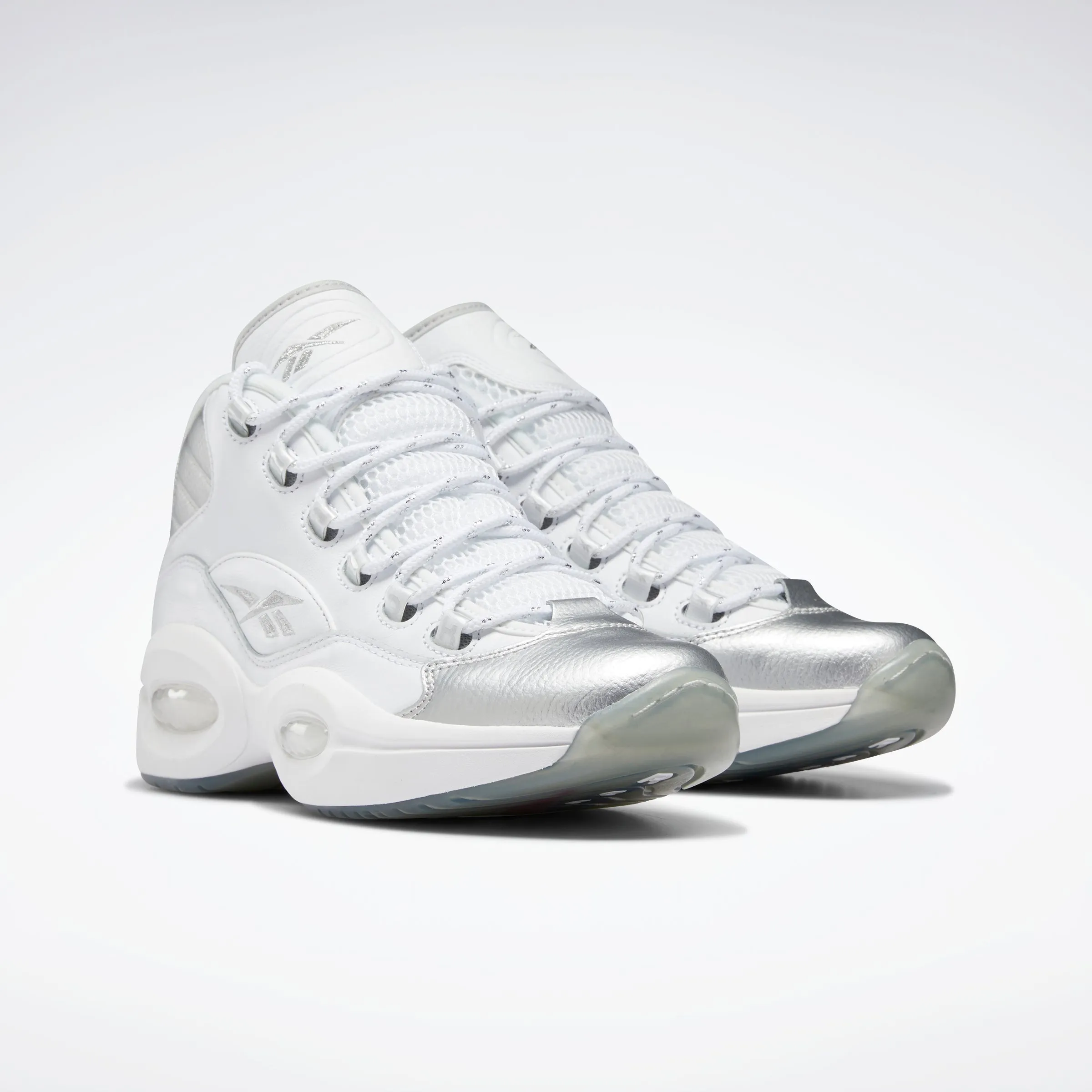 Reebok Footwear Men Question Mid Shoes Ftwwht/Ftwwht/Silvmt sold by Reebok product image thumbnail 3
