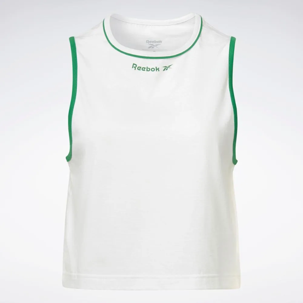 Reebok Apparel Women Reebok Identity Tank Top WHITE sold by Reebok product image thumbnail 5