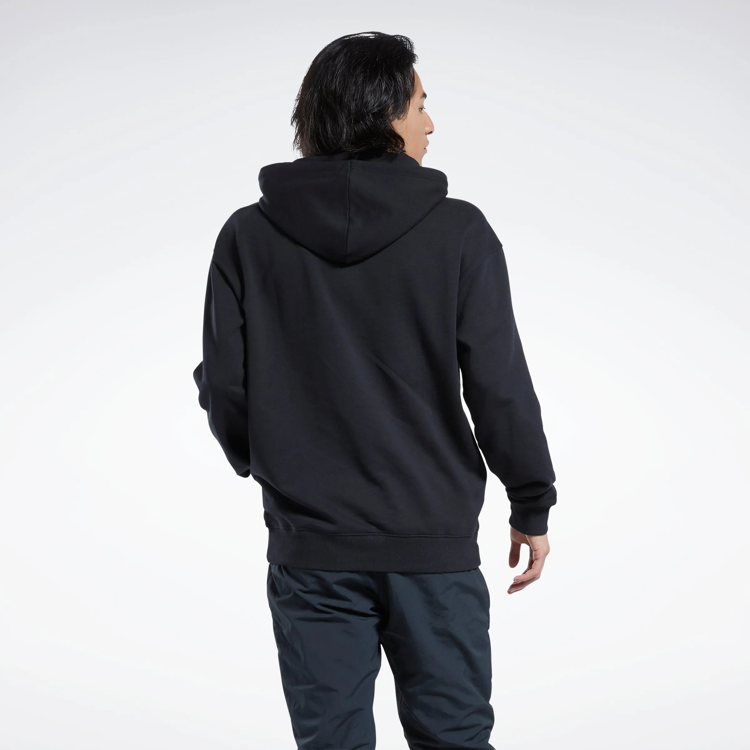 Reebok Apparel Men Classics Small Vector Hoodie Black sold by Reebok product image thumbnail 3