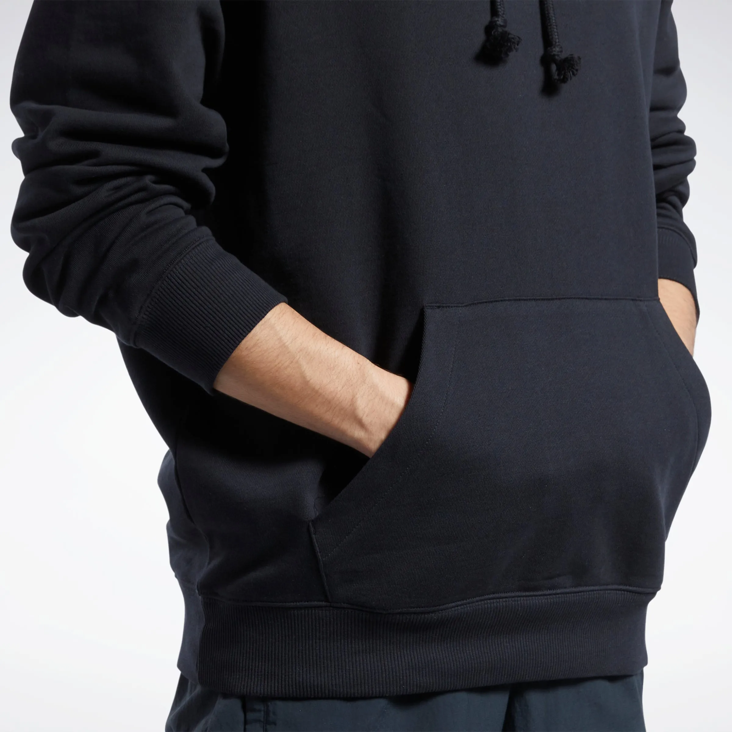 Reebok Apparel Men Classics Small Vector Hoodie Black sold by Reebok product image thumbnail 4