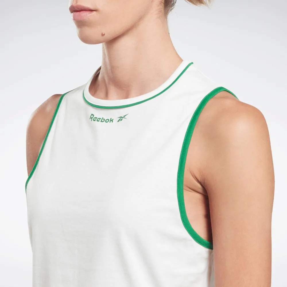 Reebok Apparel Women Reebok Identity Tank Top WHITE sold by Reebok product image thumbnail 3