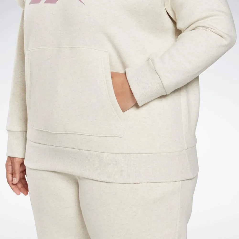 Reebok Apparel Women Reebok Identity Logo Fleece Pullover Hoodie (Plus Size) CLWTML sold by Reebok product image thumbnail 4