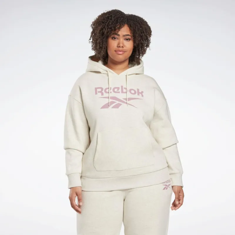 Reebok Apparel Women Reebok Identity Logo Fleece Pullover Hoodie (Plus Size) CLWTML made by Reebok