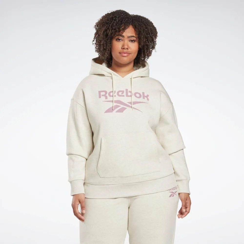 Reebok Apparel Women Reebok Identity Logo Fleece Pullover Hoodie (Plus Size) CLWTML sold by Reebok