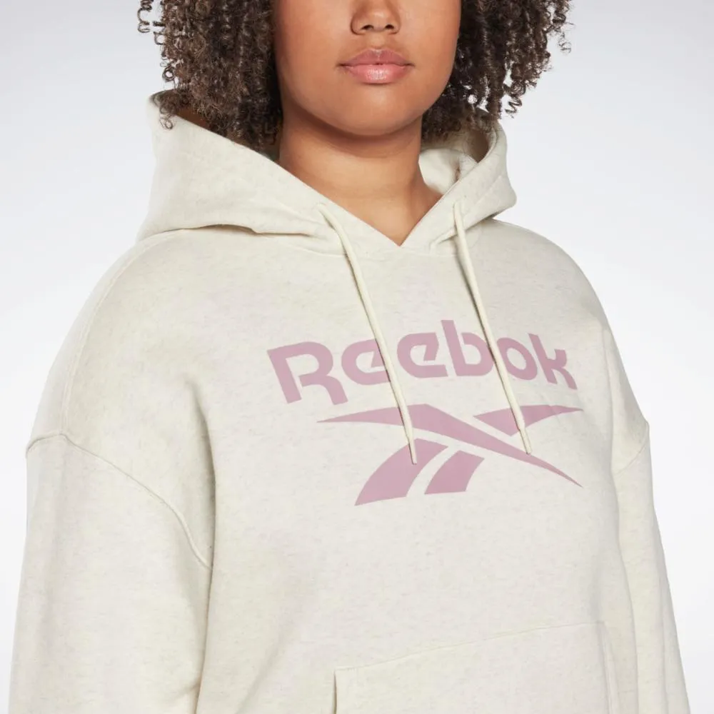 Reebok Apparel Women Reebok Identity Logo Fleece Pullover Hoodie (Plus Size) CLWTML sold by Reebok product image thumbnail 5