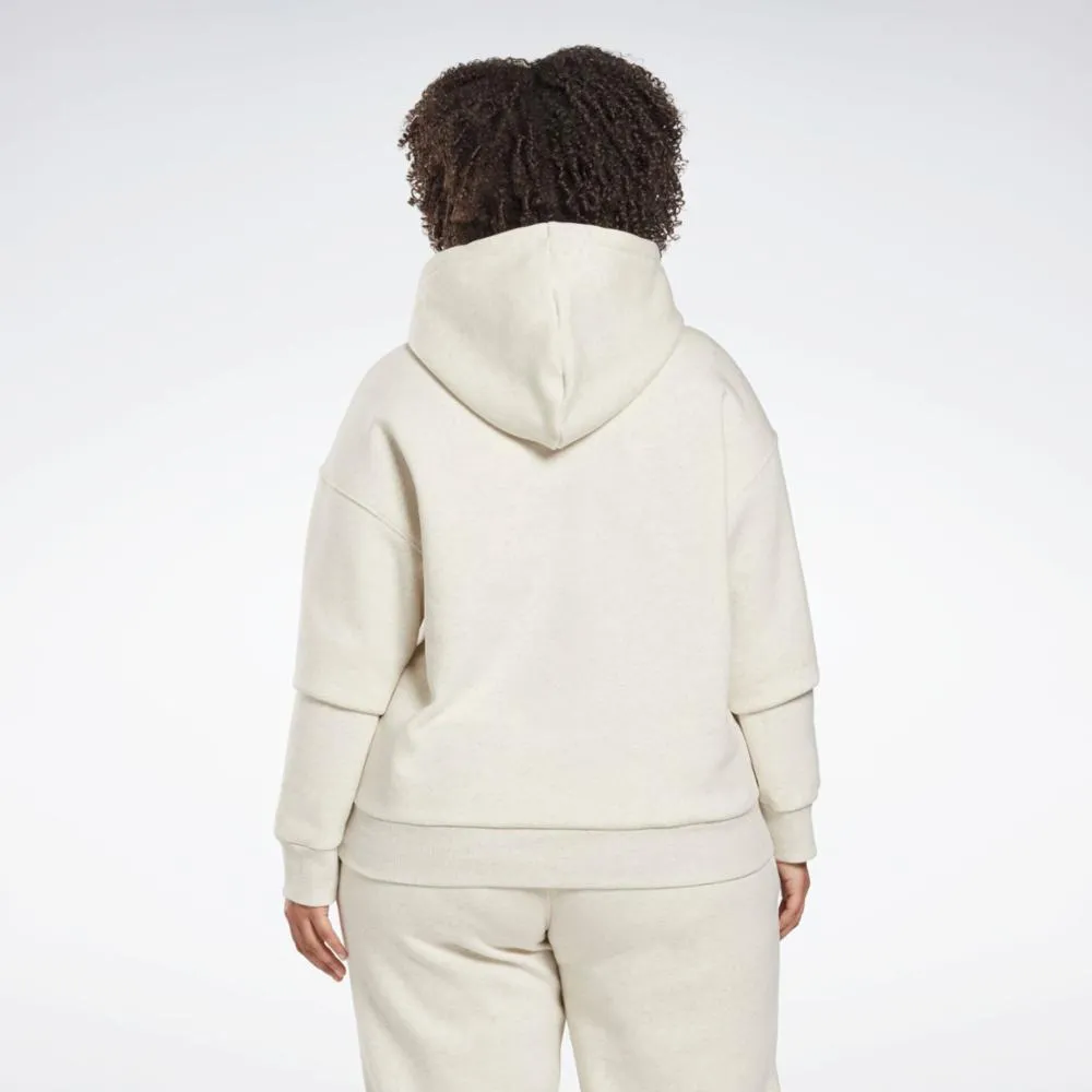 Reebok Apparel Women Reebok Identity Logo Fleece Pullover Hoodie (Plus Size) CLWTML sold by Reebok product image thumbnail 3