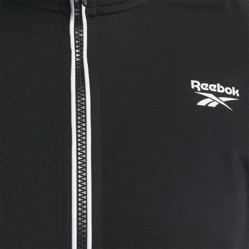 Reebok Apparel Women Reebok Identity Back Vector Tricot Track Jacket BLACK sold by Reebok product image thumbnail 5