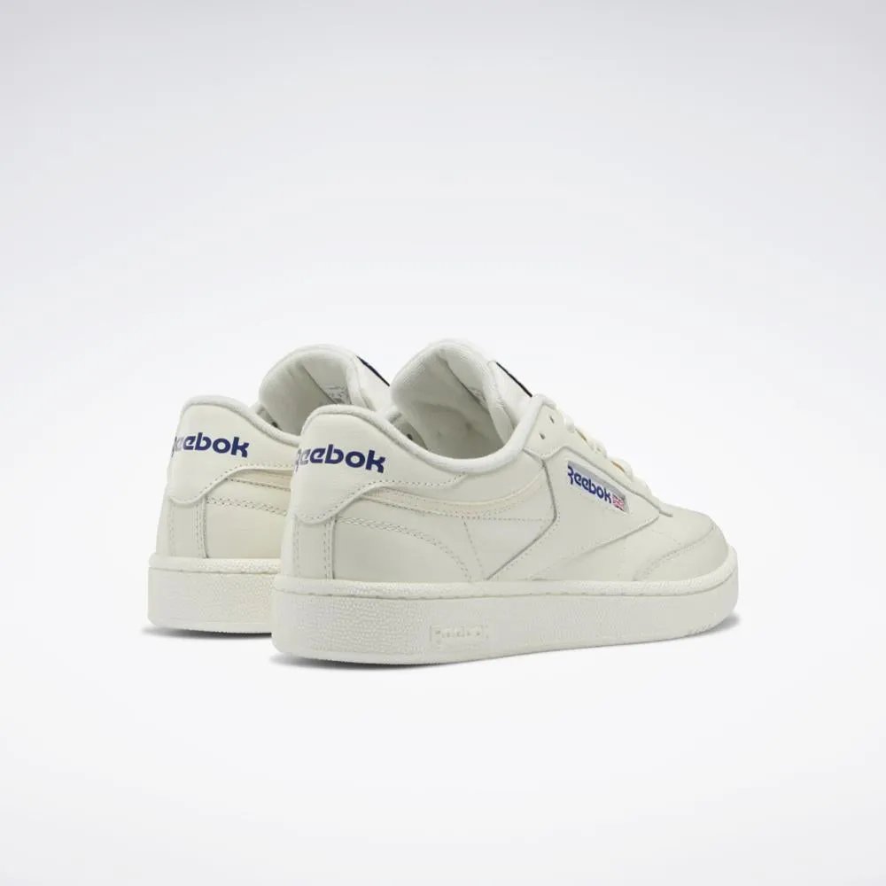 Reebok Footwear Men Club C 85 Shoes CHALK/CHALK/CLASSIC COBALT sold by Reebok product image thumbnail 4