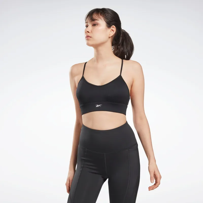 Reebok Apparel Women Workout Ready Sports Bra NIGHT BLACK sold by Reebok