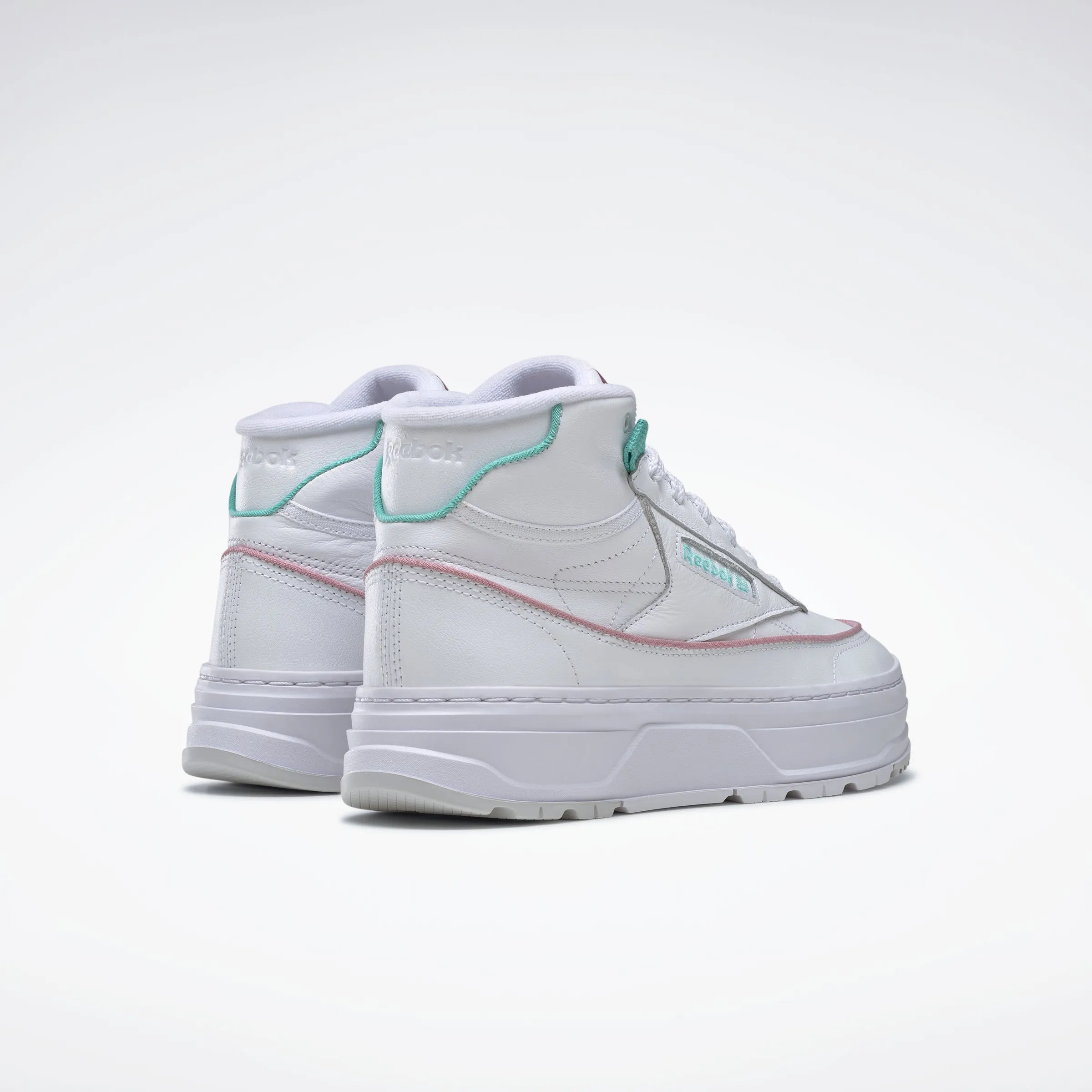 Reebok Footwear Women Club C Geo Mid Shoes Ftwwht/Inflil/Seclte sold by Reebok product image thumbnail 4