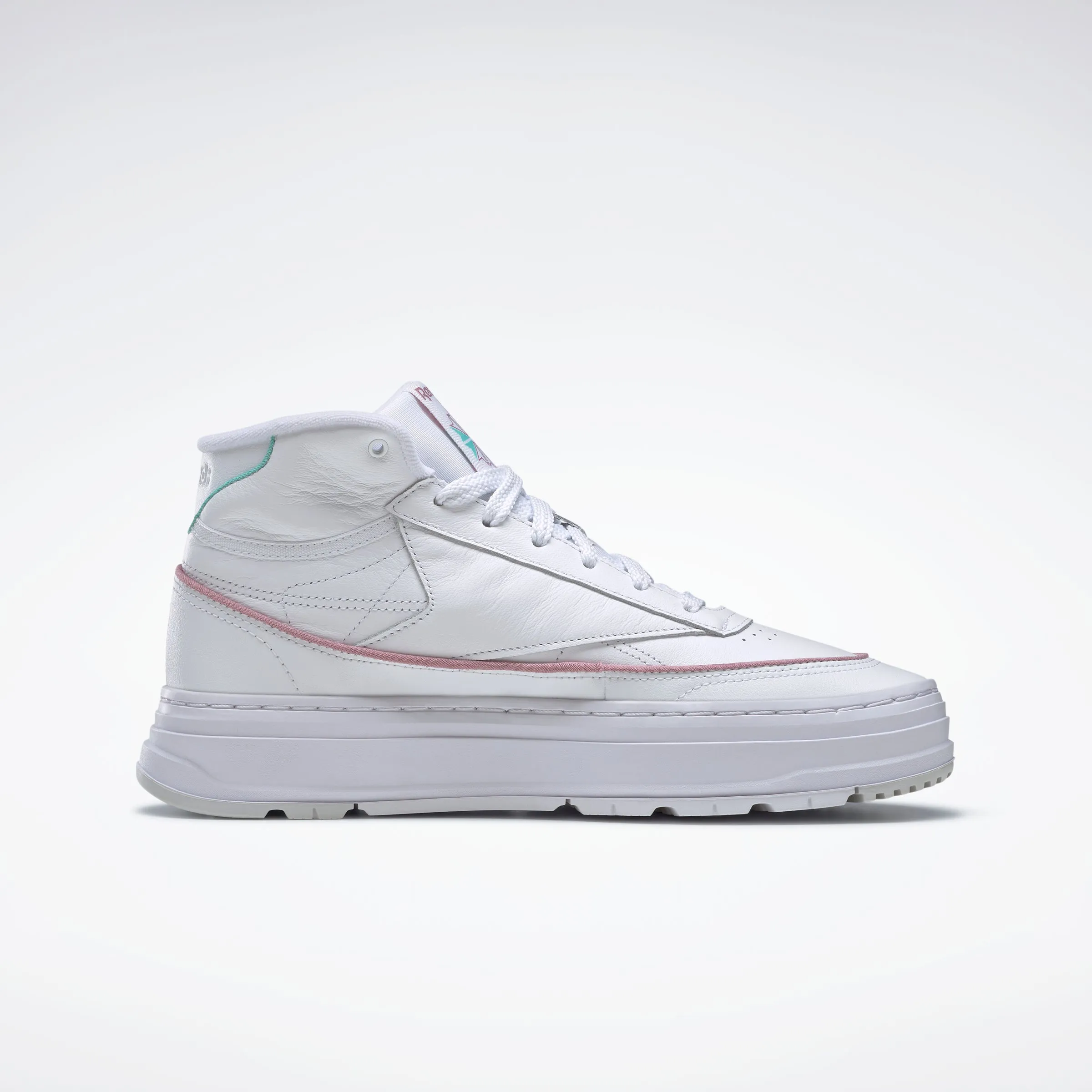 Reebok Footwear Women Club C Geo Mid Shoes Ftwwht/Inflil/Seclte sold by Reebok product image thumbnail 2