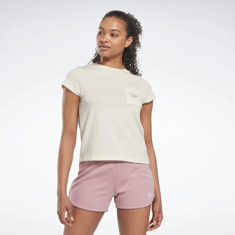 Reebok Apparel Women Reebok Identity Pocket T-Shirt Clawht sold by Reebok