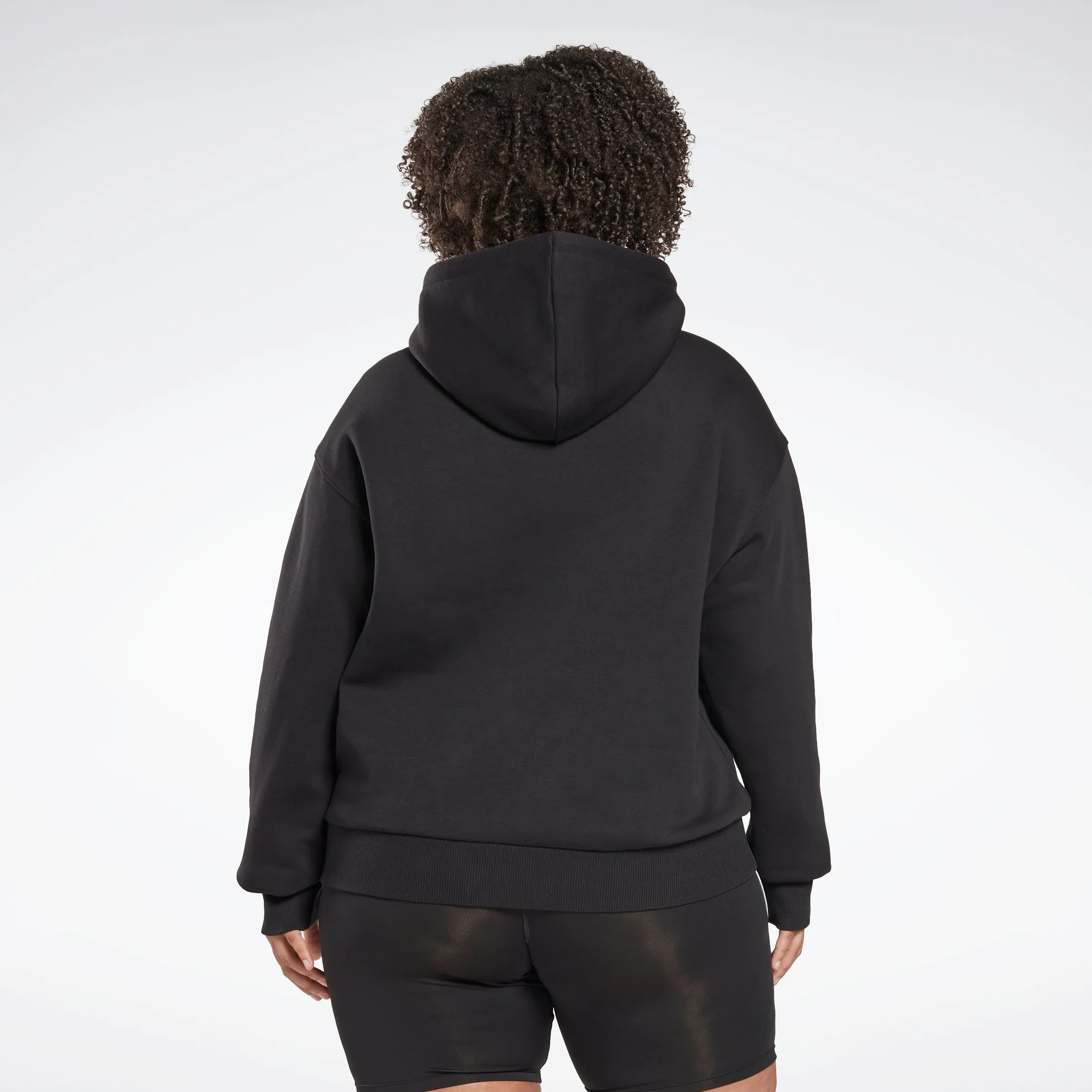 Reebok Apparel Women Reebok Identity Logo Fleece Hoodie (Plus Size) Black sold by Reebok product image thumbnail 2