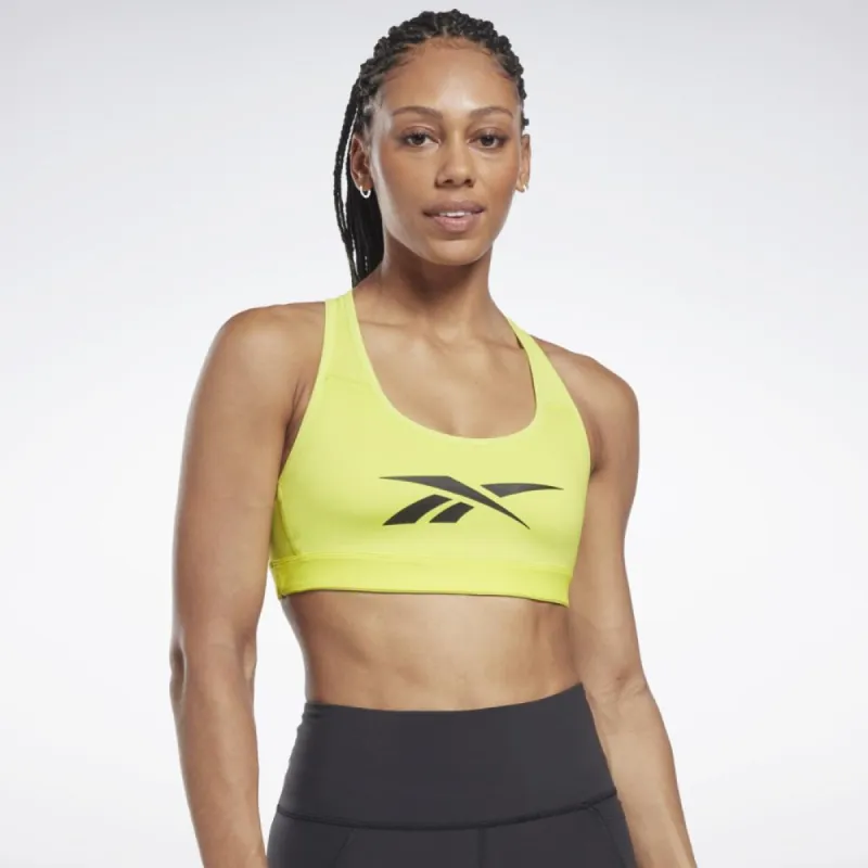Reebok Apparel Women Reebok Lux Vector Racer Sports Bra ACIYEL/ACIYEL sold by Reebok