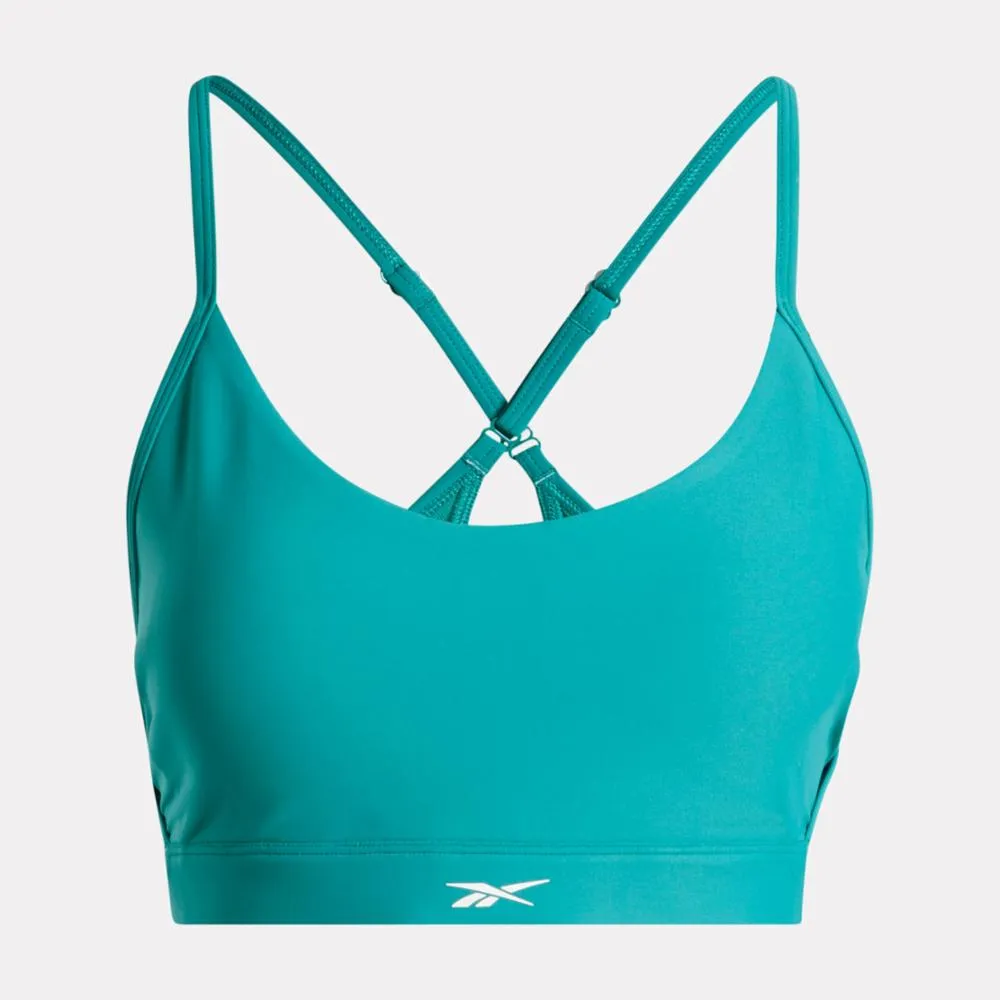 Reebok Apparel Women Lux Strappy Sports Bra TEAM TEAL sold by Reebok product image thumbnail 5