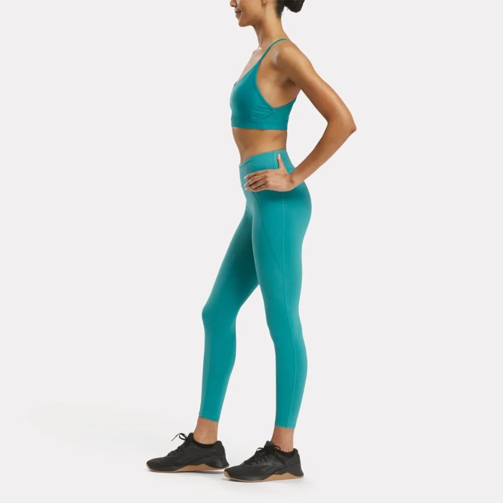 Reebok Apparel Women Lux Strappy Sports Bra TEAM TEAL sold by Reebok product image thumbnail 2