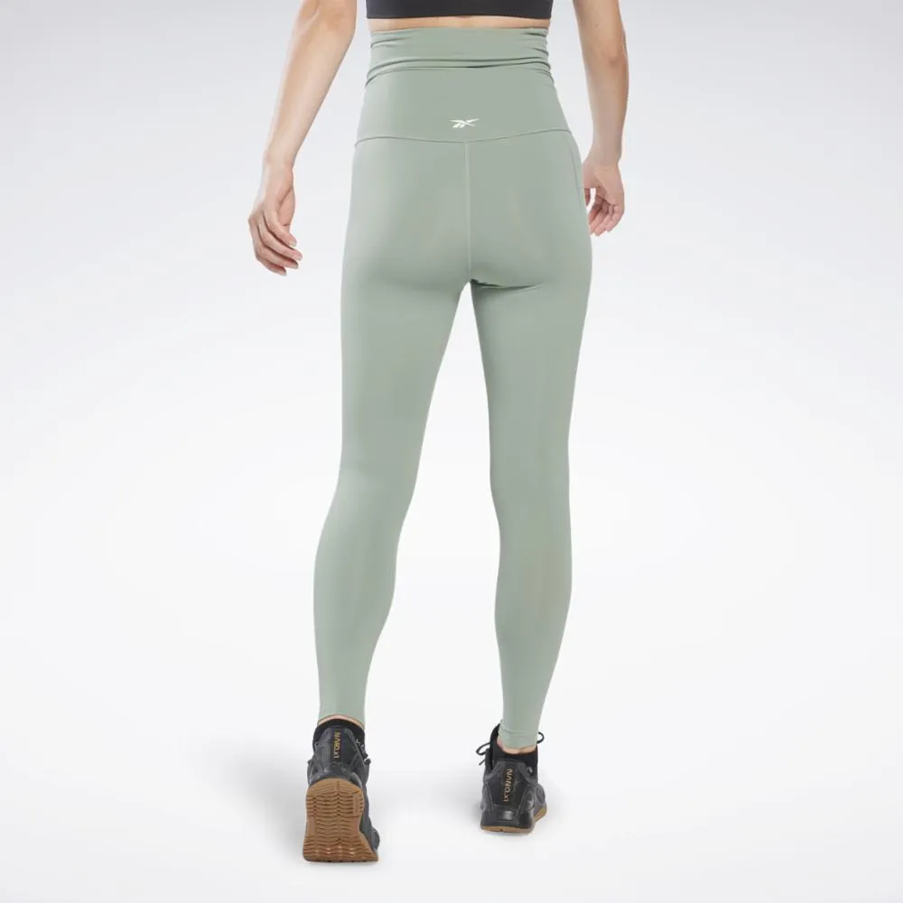 Reebok Apparel Women Reebok Lux Maternity Leggings HARGRN sold by Reebok product image thumbnail 3