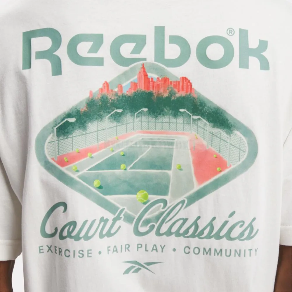Reebok Apparel Men Classics Court Sport T-Shirt CHALK sold by Reebok product image thumbnail 4