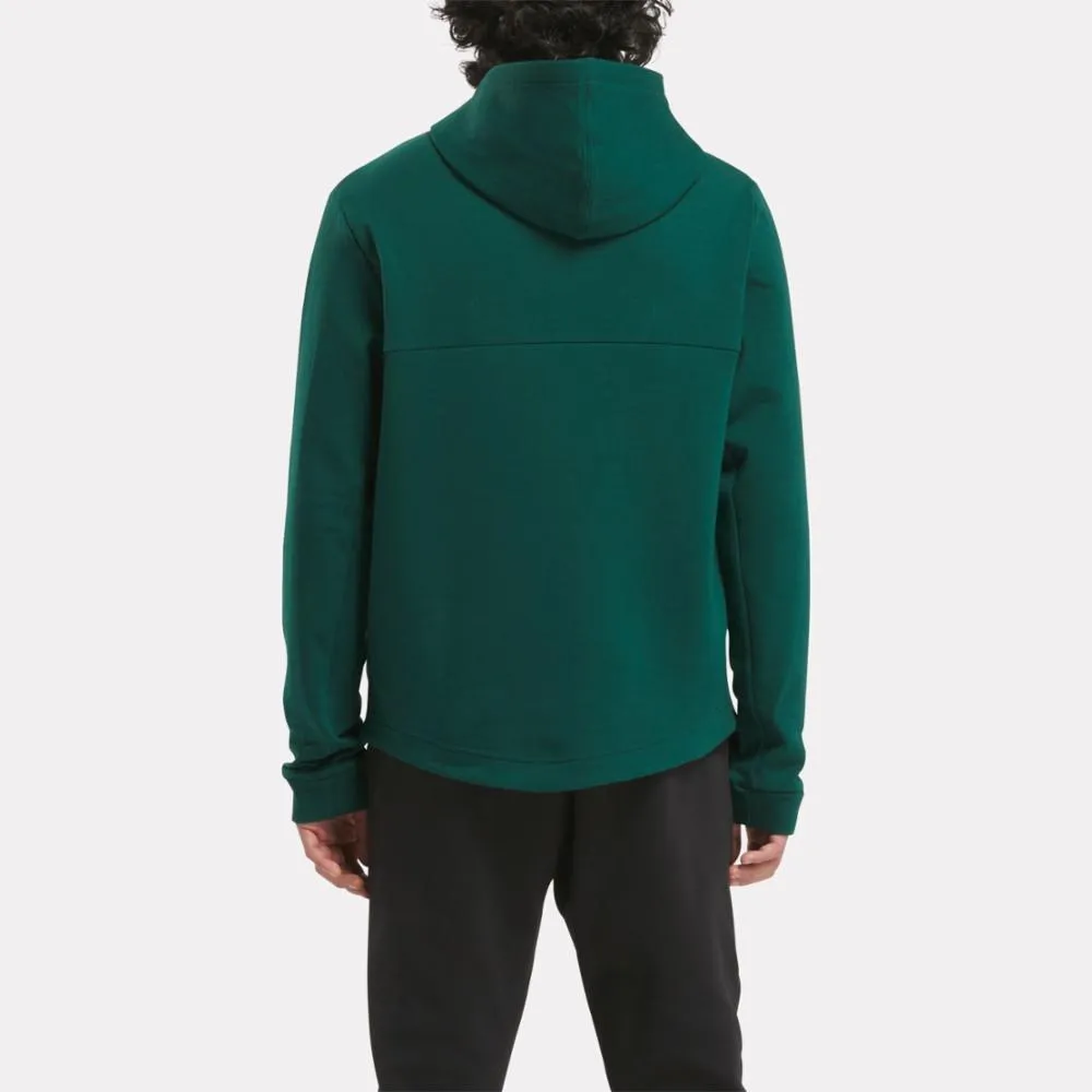 Reebok Apparel Men Active Collective DREAMBLEND Full-Zip Hoodie COLLEGIATE GREEN sold by Reebok product image thumbnail 3