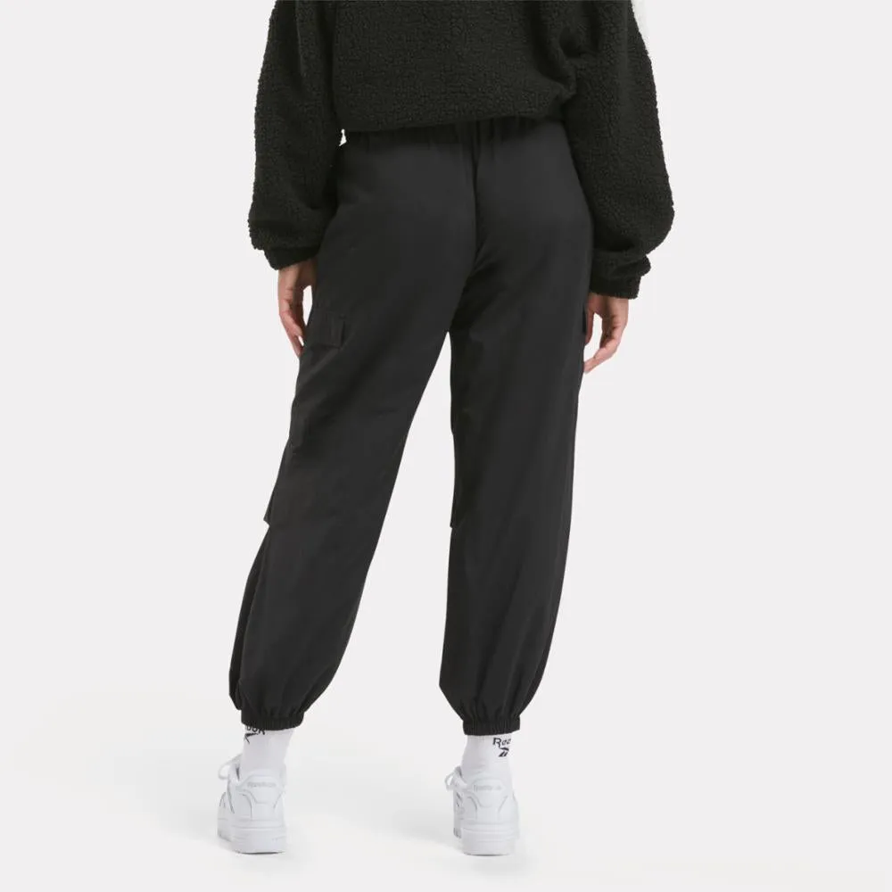Reebok Apparel Women Wardrobe Essentials Cargo Pants BLACK sold by Reebok product image thumbnail 3