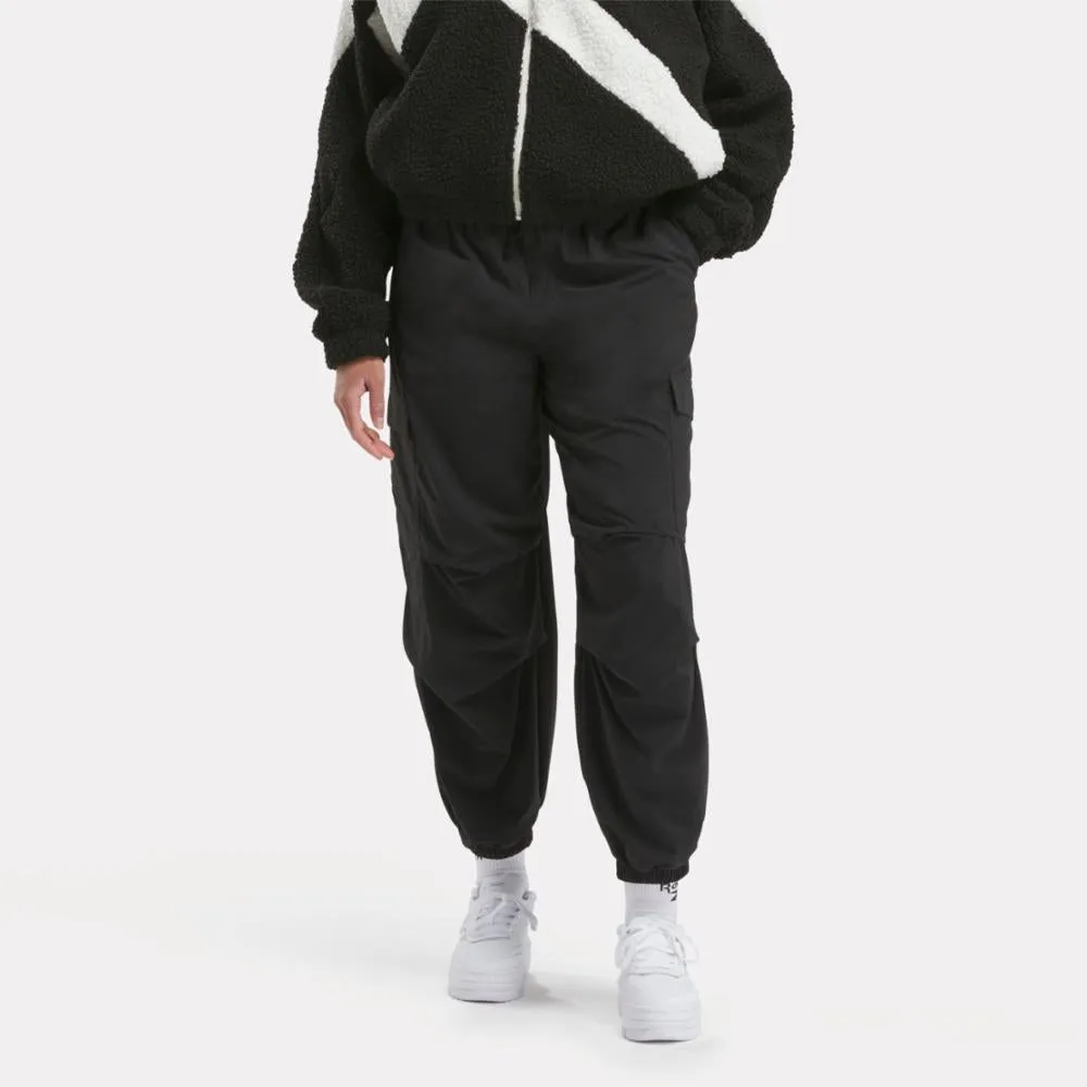 Reebok Apparel Women Wardrobe Essentials Cargo Pants BLACK sold by Reebok