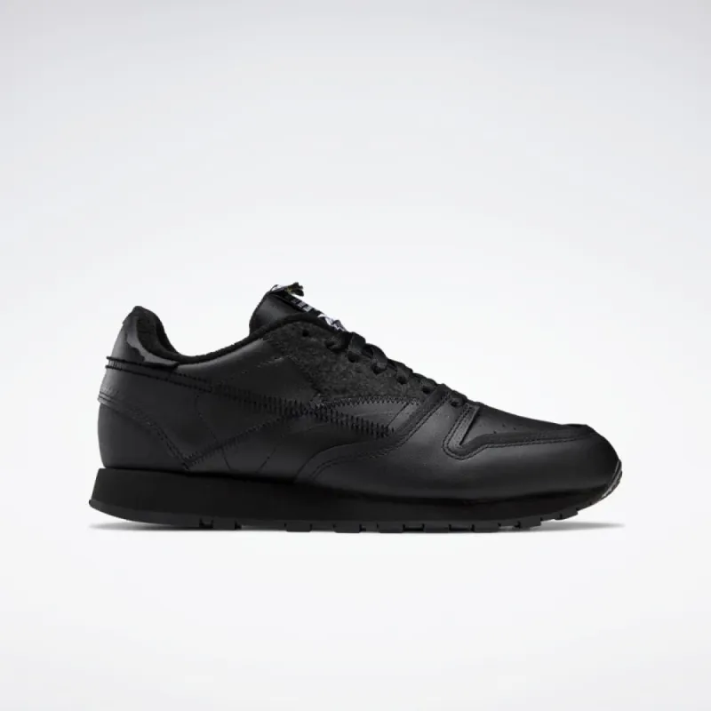 Reebok Footwear Men Maison Margiela Project 0 Classic Leather Shoes BLACK/FTWWHT/BLACK sold by Reebok
