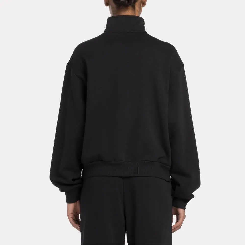 Reebok Apparel Women Reebok Identity Sweatshirt BLACK sold by Reebok product image thumbnail 3