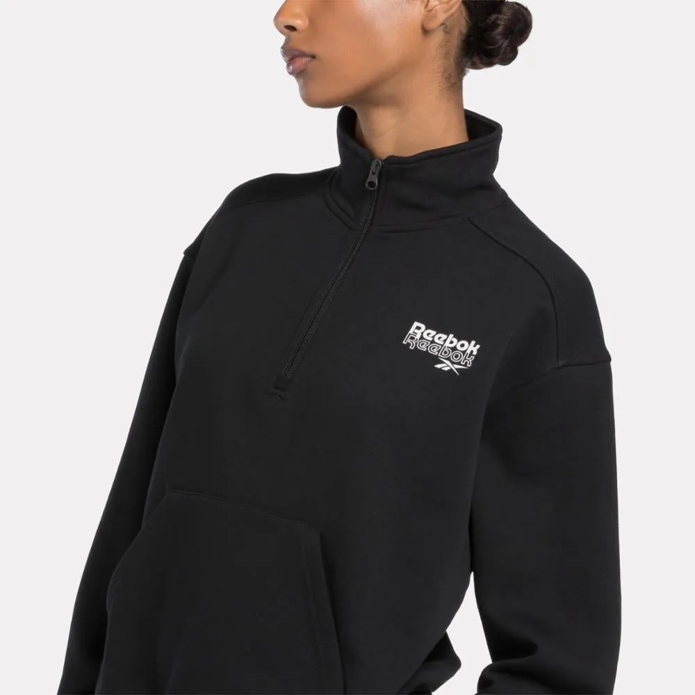 Reebok Apparel Women Reebok Identity Sweatshirt BLACK sold by Reebok product image thumbnail 4
