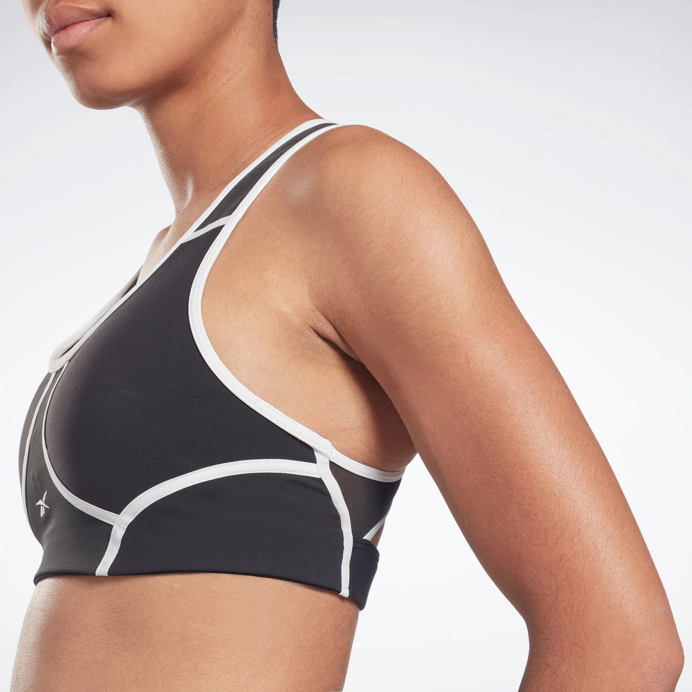Reebok Apparel Women Lux Racer Colorblocked Padded Bra Black sold by Reebok product image thumbnail 5