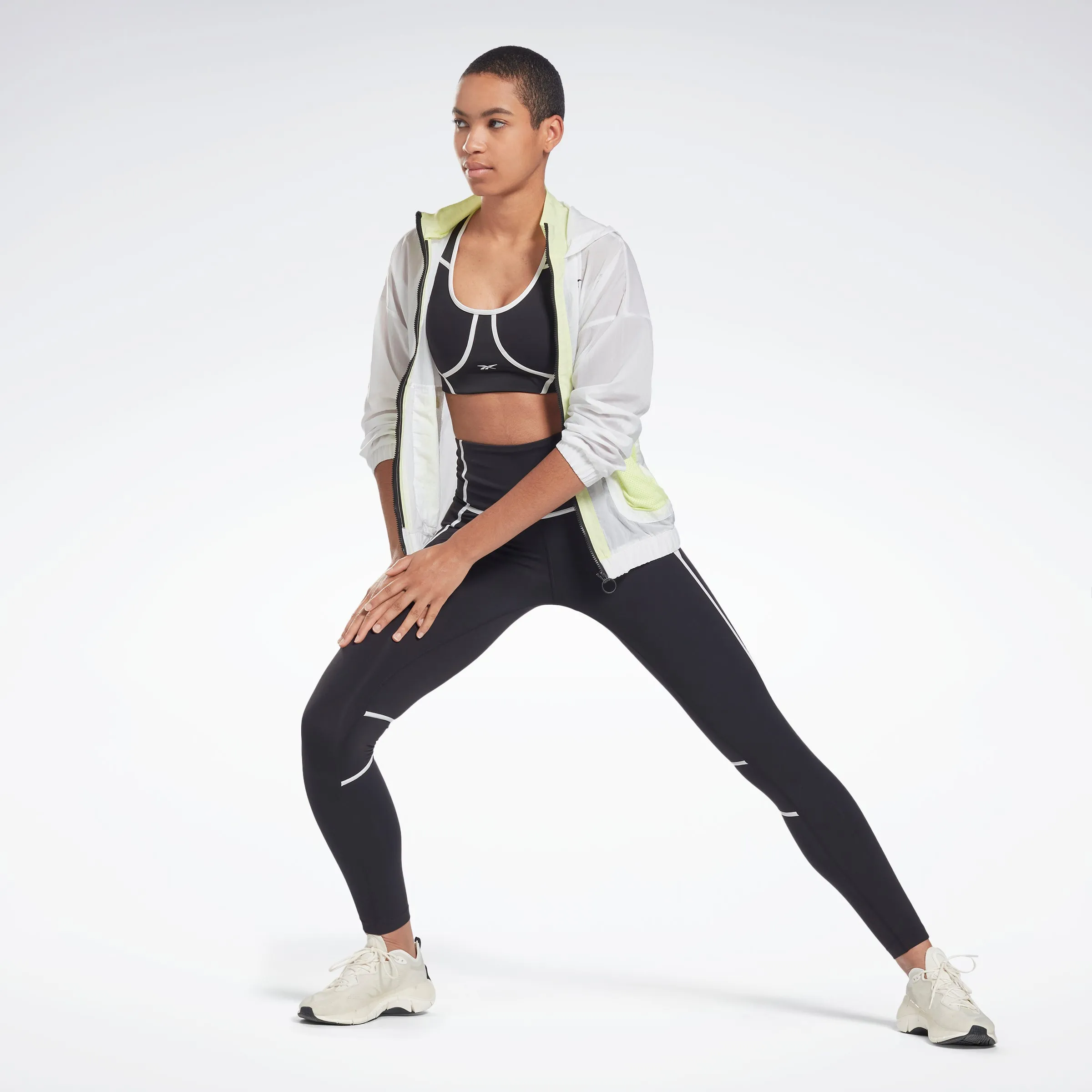 Reebok Apparel Women Lux Racer Colorblocked Padded Bra Black sold by Reebok product image thumbnail 2