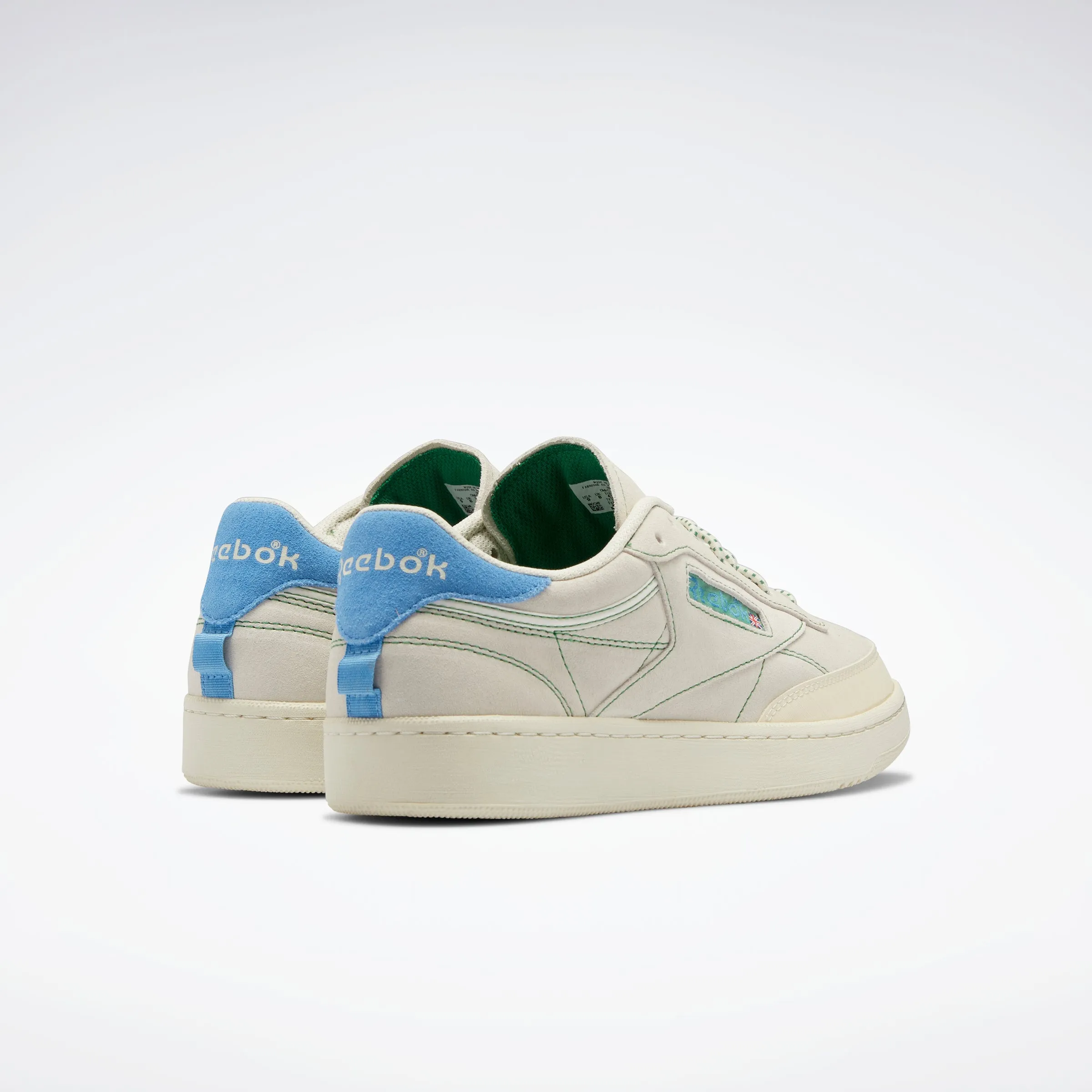 Reebok Footwear Men Club C 85 Shoes Chalk/Alabas/Glegrn sold by Reebok product image thumbnail 4