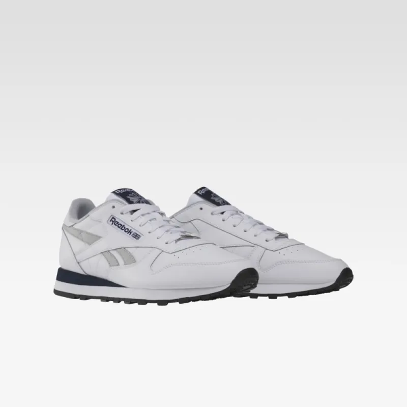 Reebok Footwear Men Classic Leather Shoes WHITE/PUGRY3/VECNAV sold by Reebok