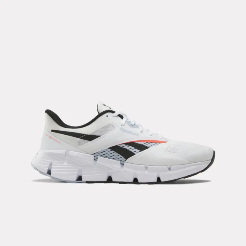 Reebok Footwear Men Zig Dynamica 5 Shoes FTWWHT/CBLACK/DYNRED sold by Reebok