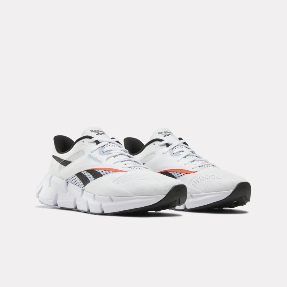 Reebok Footwear Men Zig Dynamica 5 Shoes FTWWHT/CBLACK/DYNRED sold by Reebok product image thumbnail 2
