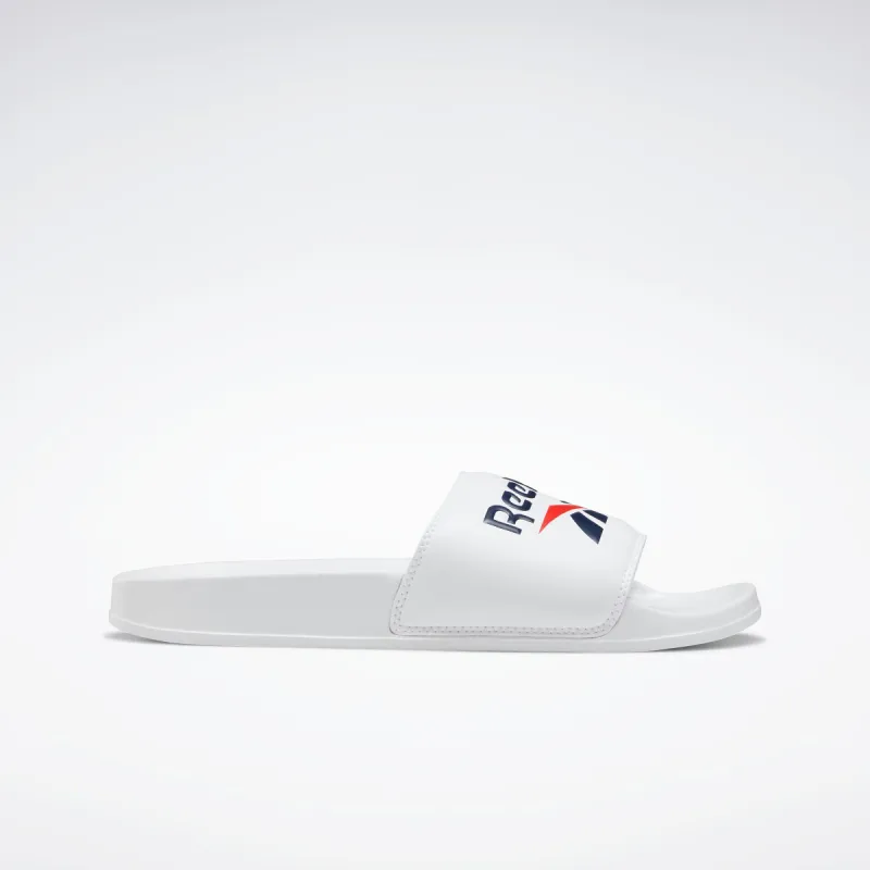 Reebok Footwear Men Reebok Classic Slides White/Conavy/Radred sold by Reebok
