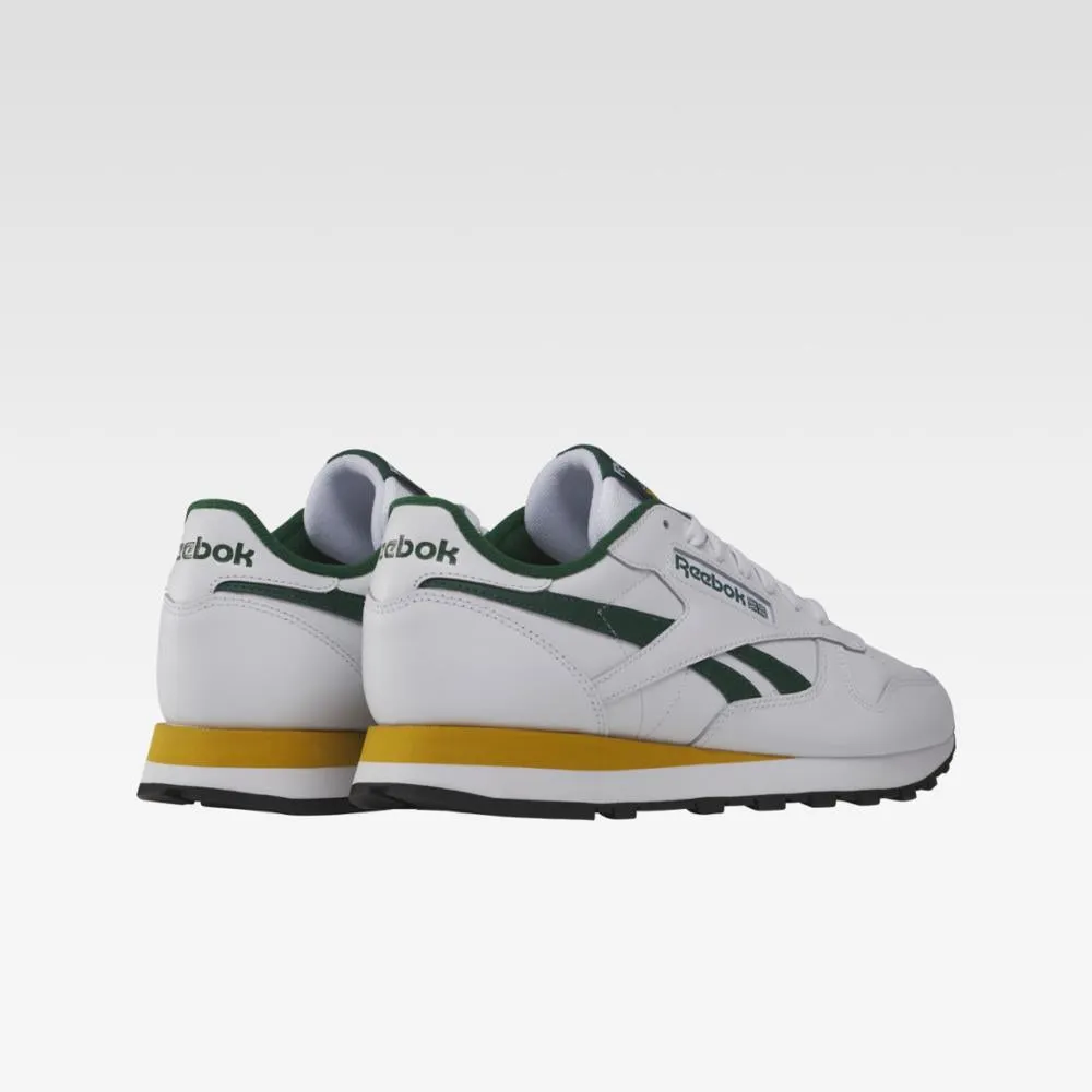 Reebok Footwear Men Classic Leather Shoes WHITE/DRKGRN/RETGOL sold by Reebok product image thumbnail 3