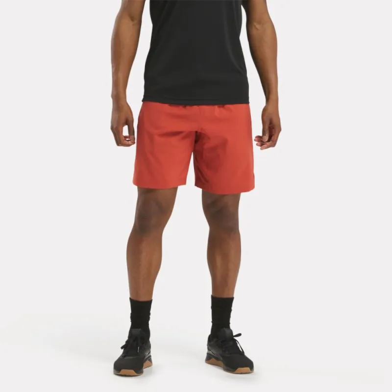 Reebok Apparel Men Workout Ready Shorts BRICK RED sold by Reebok