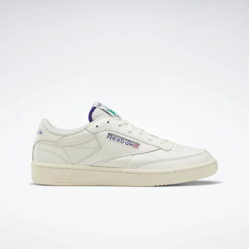 Reebok Footwear Men CLUB C 85 CHALK/ALABAS/BOLPRP sold by Reebok