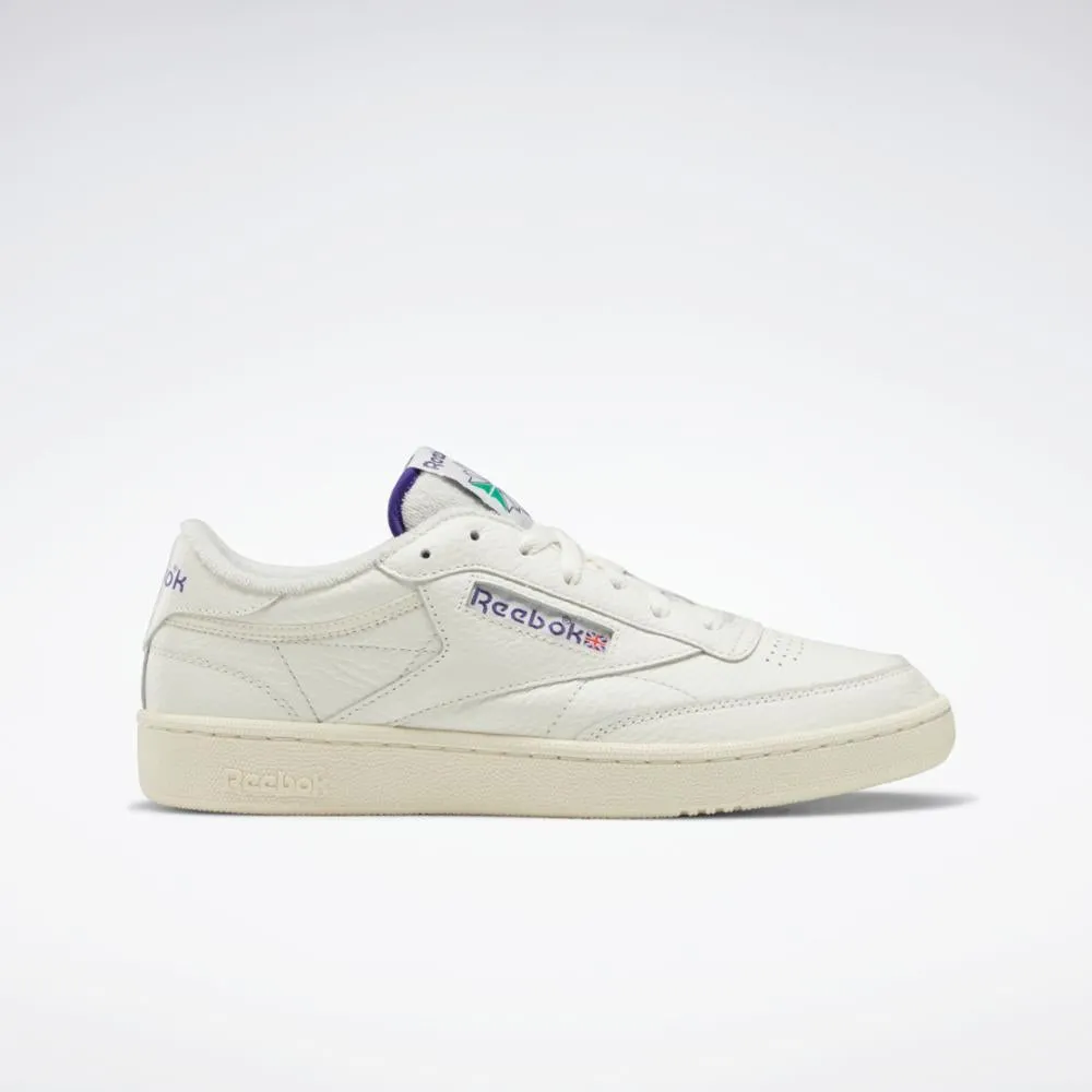 Reebok Footwear Men CLUB C 85 CHALK/ALABAS/BOLPRP sold by Reebok