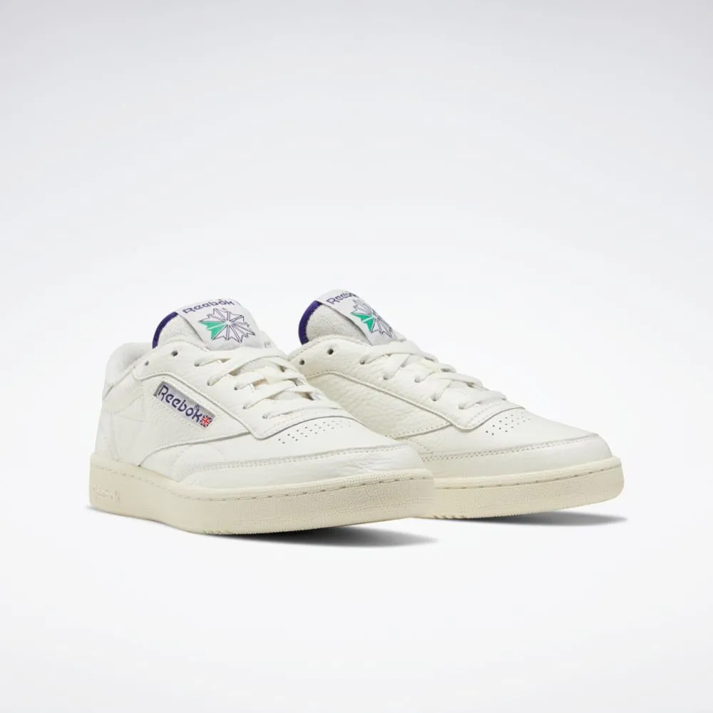Reebok Footwear Men CLUB C 85 CHALK/ALABAS/BOLPRP sold by Reebok product image thumbnail 3