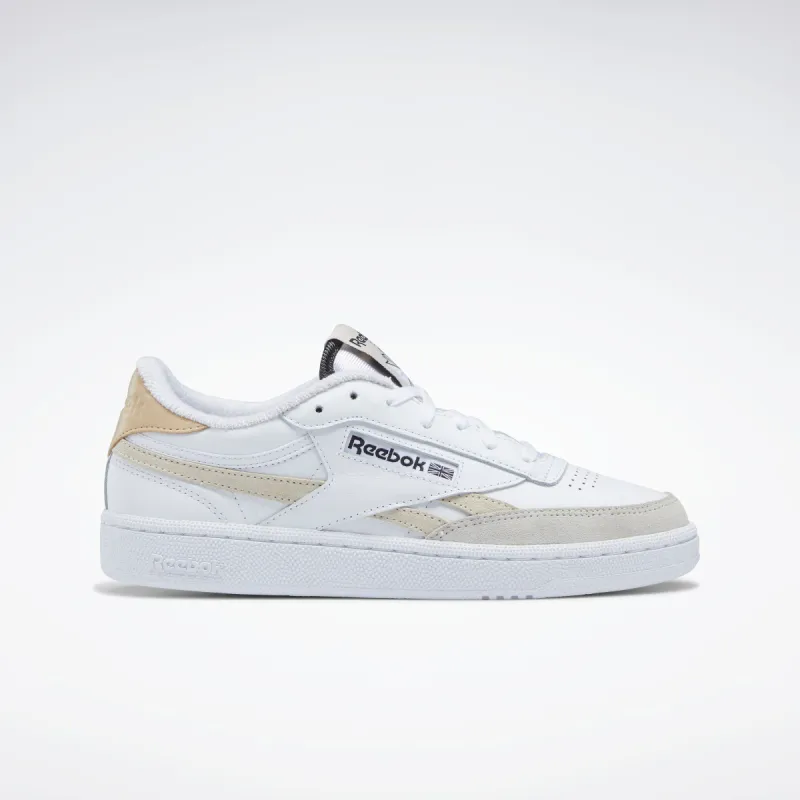 Reebok Footwear Women Club C Revenge Shoes Ftwwht/Stucco/Purgry sold by Reebok